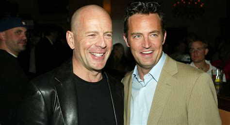bruce willis friends bet|Matthew Perry: Bruce Willis Did 'Friends' After Losing .